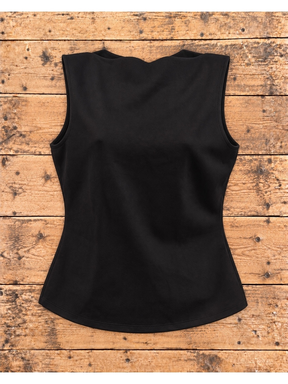 XS BR black jersey cowl neck top